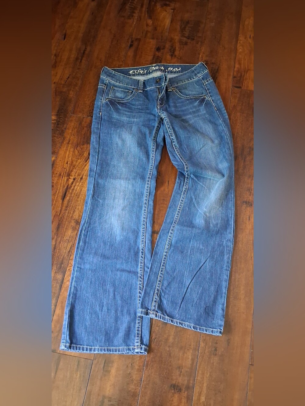 Esprit Women's Bootcut Jeans Blue Denim Size 29/32